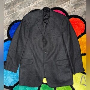 Brooks Brothers 3 Button Wool Blend Blazer Made In Mexico